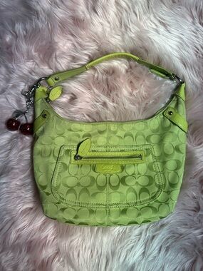 Coach Lime Green Penelope Shoulder Bag